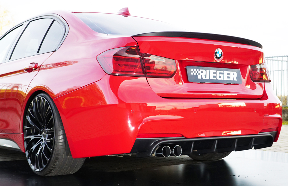 Achter Diffuser BMW 3Serie F30/F31 2012-... Ongespoten Rieger