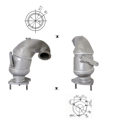 Fiat BRAVO 1.9TD MJTD 1910 cc 88 Kw / 120 cv 192A8000 Magnaflow