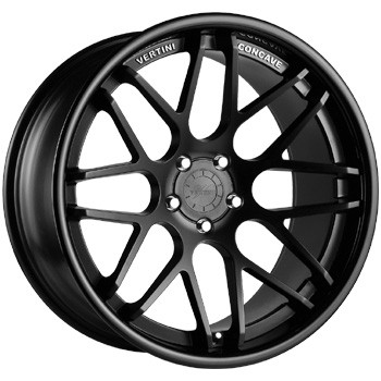 VERTINI MAGIC CONCAVE INOX MATT BLACK 8,5x19 5x130