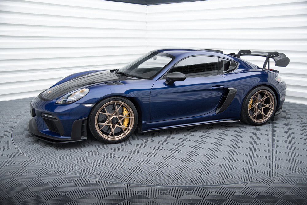 Bodykit Porsche 718 Cayman GT4 RS Maxton Glans Zwart