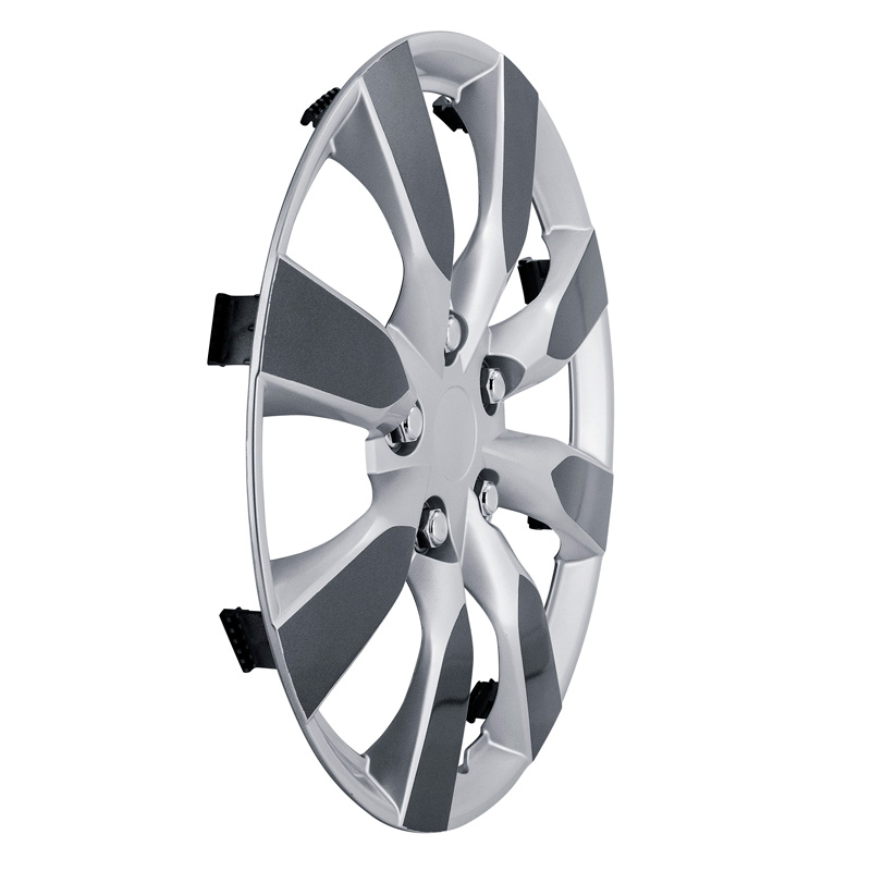 4-Delige Wieldoppenset Arkansas 16-inch zilver/gunmetal