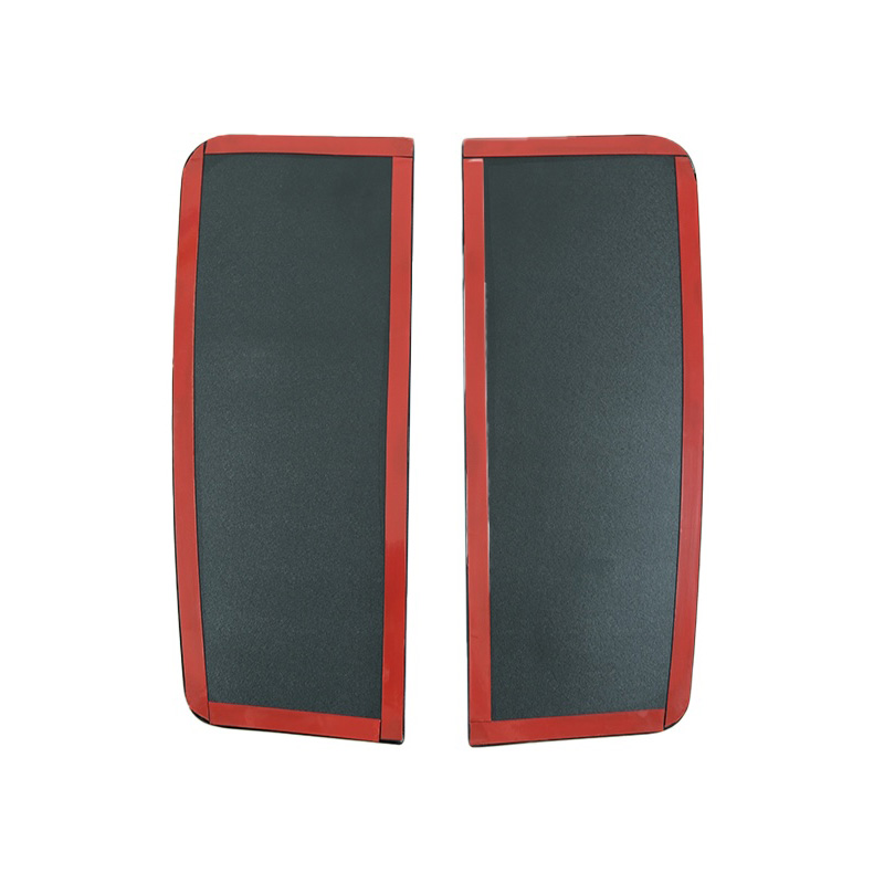 Oneway Set luchtinlaten (zijkant)  Volkswagen Transporter T5.1/T6/T6.1 2010-2022 (Lange wielbasis) - Versie 2 - Glanzend zwart