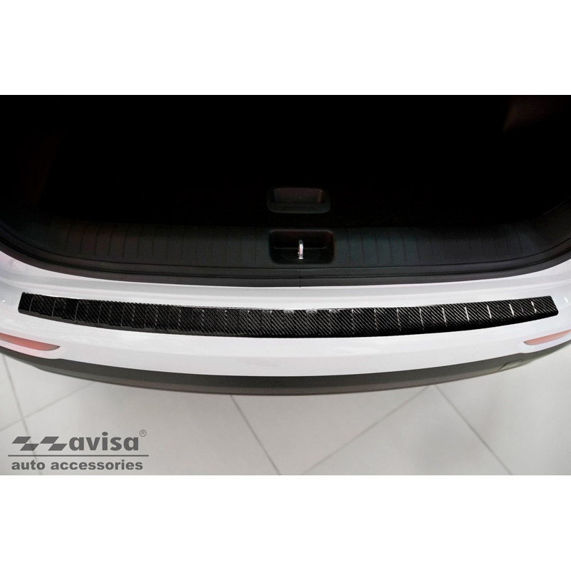Echt 3D Carbon Achterbumperprotector  Kia Sportage IV Facelift 2018-2021 'Ribs'