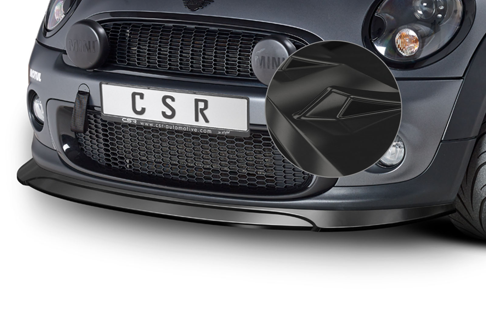 Voorspoiler Mini Rxx Glans Zwart – 2006–2016