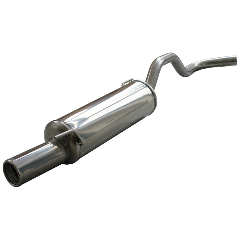 100% RVS Sportuitlaat  Volkswagen Polo 6N 1.3 1994-2001 80mm
