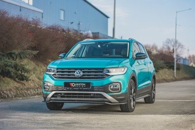 Zijskirts VW T-Cross Glans Zwart