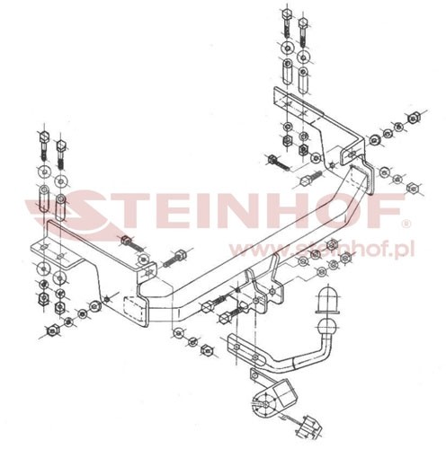 Trekhaak Fiat Idea 5D 2004-2007