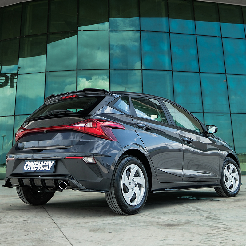 Oneway Achterbumperskirt (Diffuser)  Hyundai i20 III (BC3) Facelift 2023- - Glanzend zwart