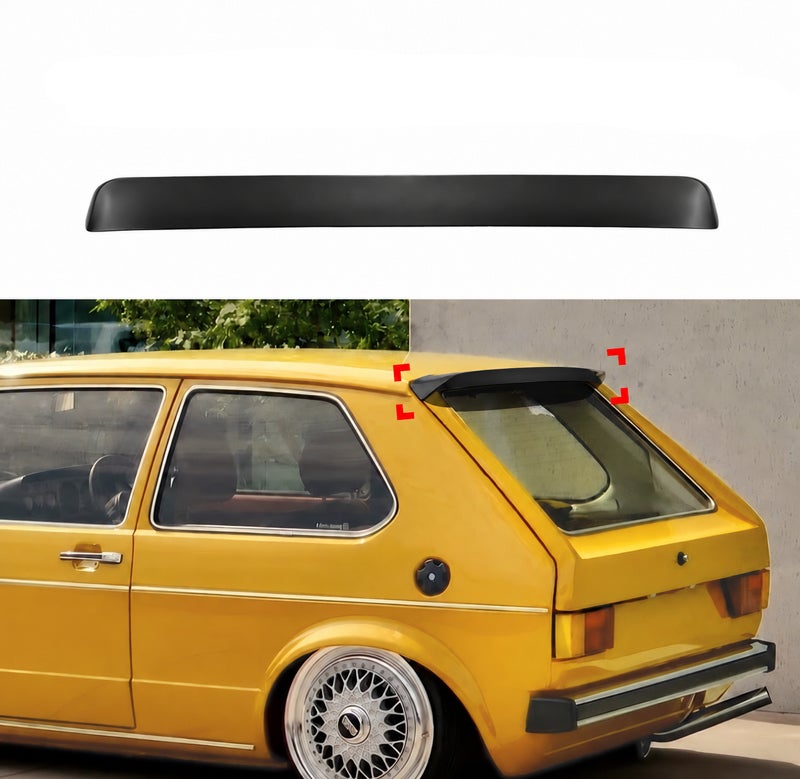 Dakspoiler  Volkswagen Golf I 1974-1985 (ABS Matzwart)