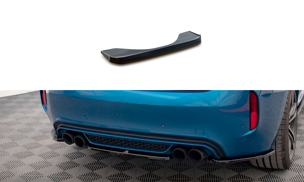 Diffuser BMW X6M F86 Maxton Glans Zwart