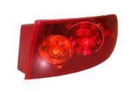 achterlicht, 4 drs Sedan, rood, buiten, rechts Mazda 3, 2003-200