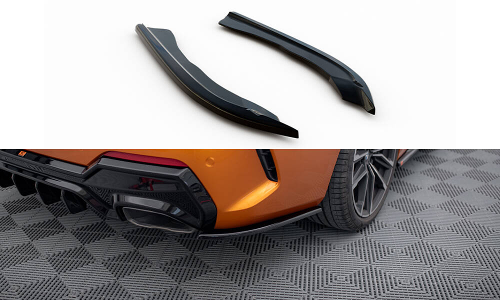 Achterzij Spoilers V.5 BMW M440i G22 / G23 / G22 Facelift / G23 Facelift Maxton Glanzend zwart
