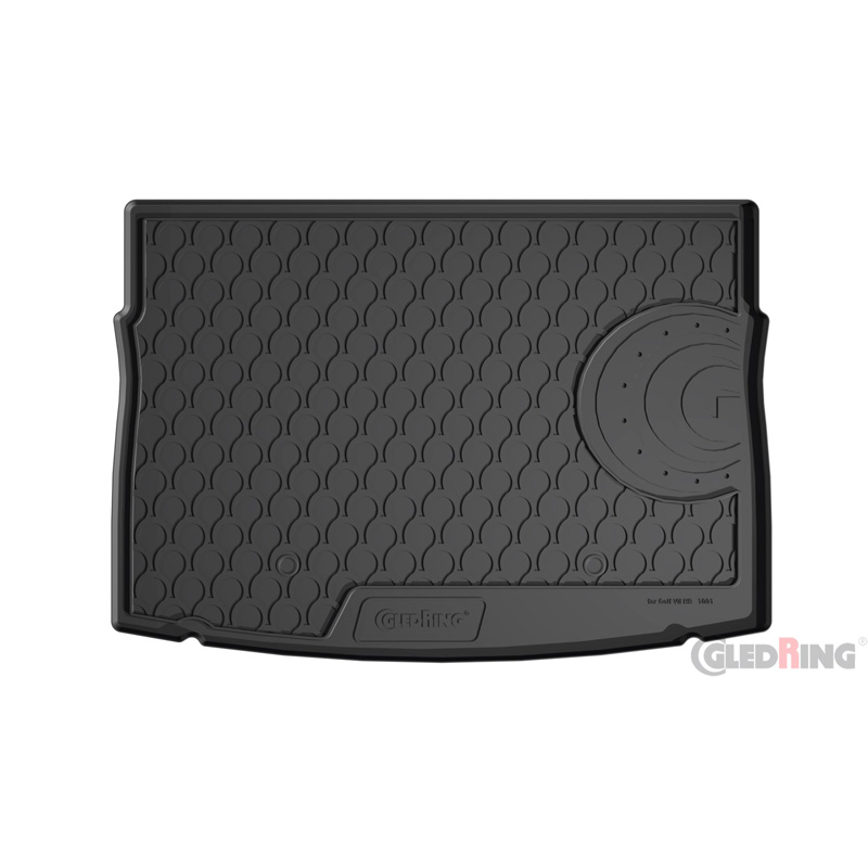 Rubbasol (Rubber) Kofferbakmat  Volkswagen Golf VII HB 3/5-deurs 2012-2019 incl. e-Golf (Hoge variabele laadvloer)