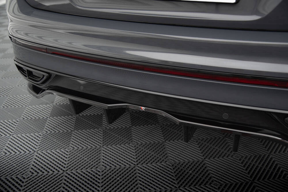 Diffuser Volkswagen Tiguan R-Line FL Maxton Glans Zwart