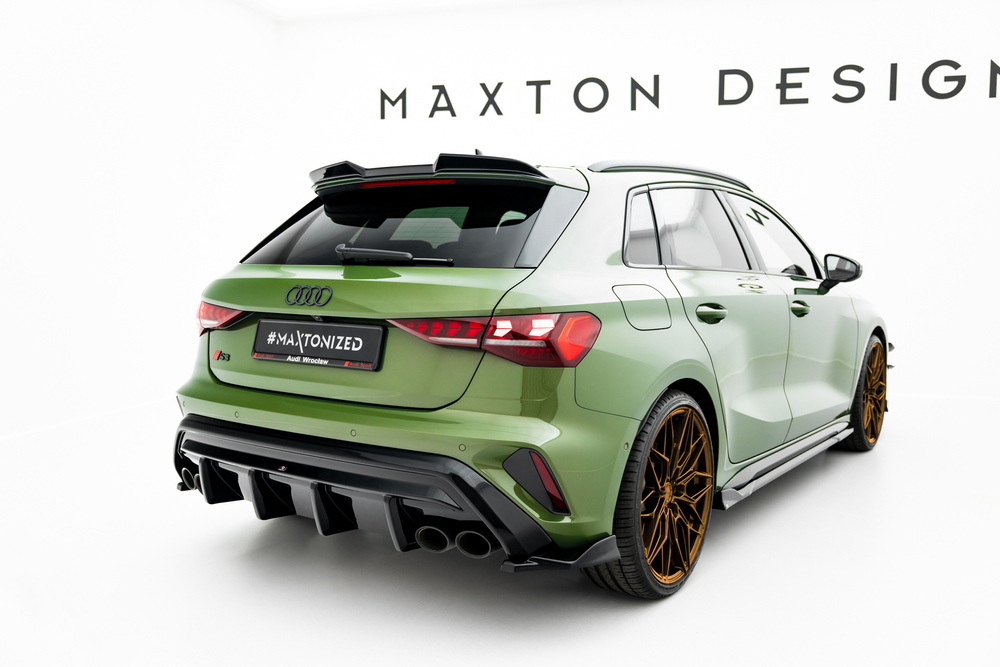 Achterzij Spoilers V.4 Audi S3 Sportback Facelift Maxton