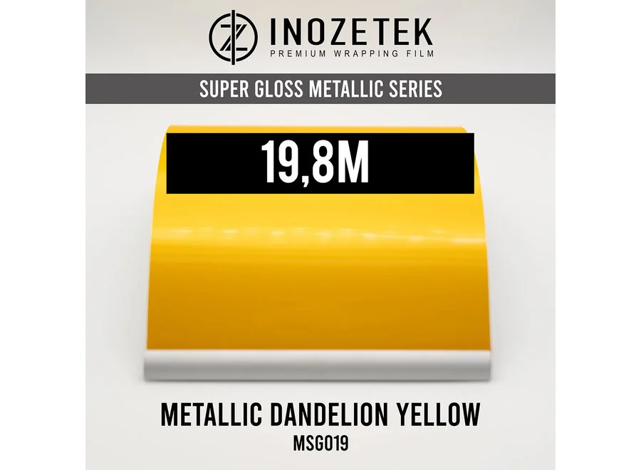 Inozetek Super Gloss Metallic Dandelion Yellow - MSG019 20m