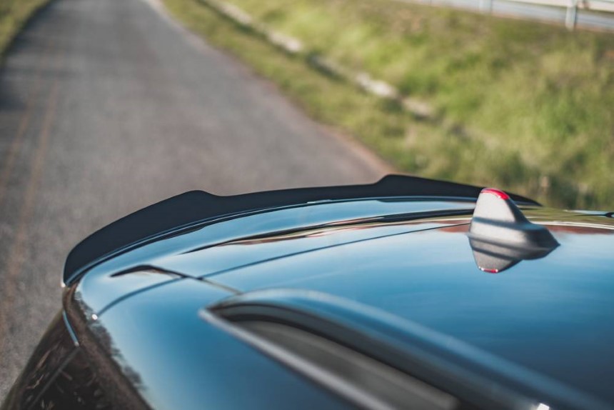 Dakspoiler Mini Countryman F60 Maxton Design glans zwart