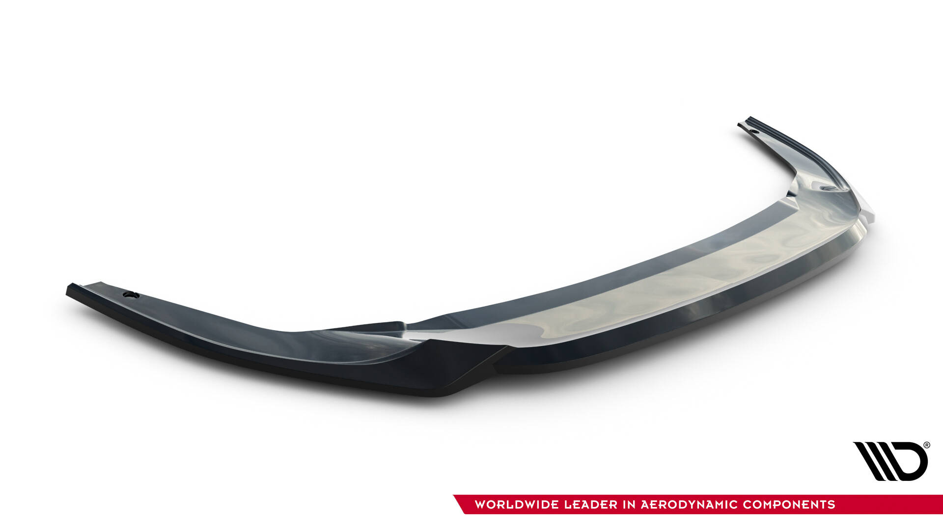 Voorspoiler V.4 Volkswagen Golf GTI Clubsport MK8 Facelift Maxton Glanzend zwart