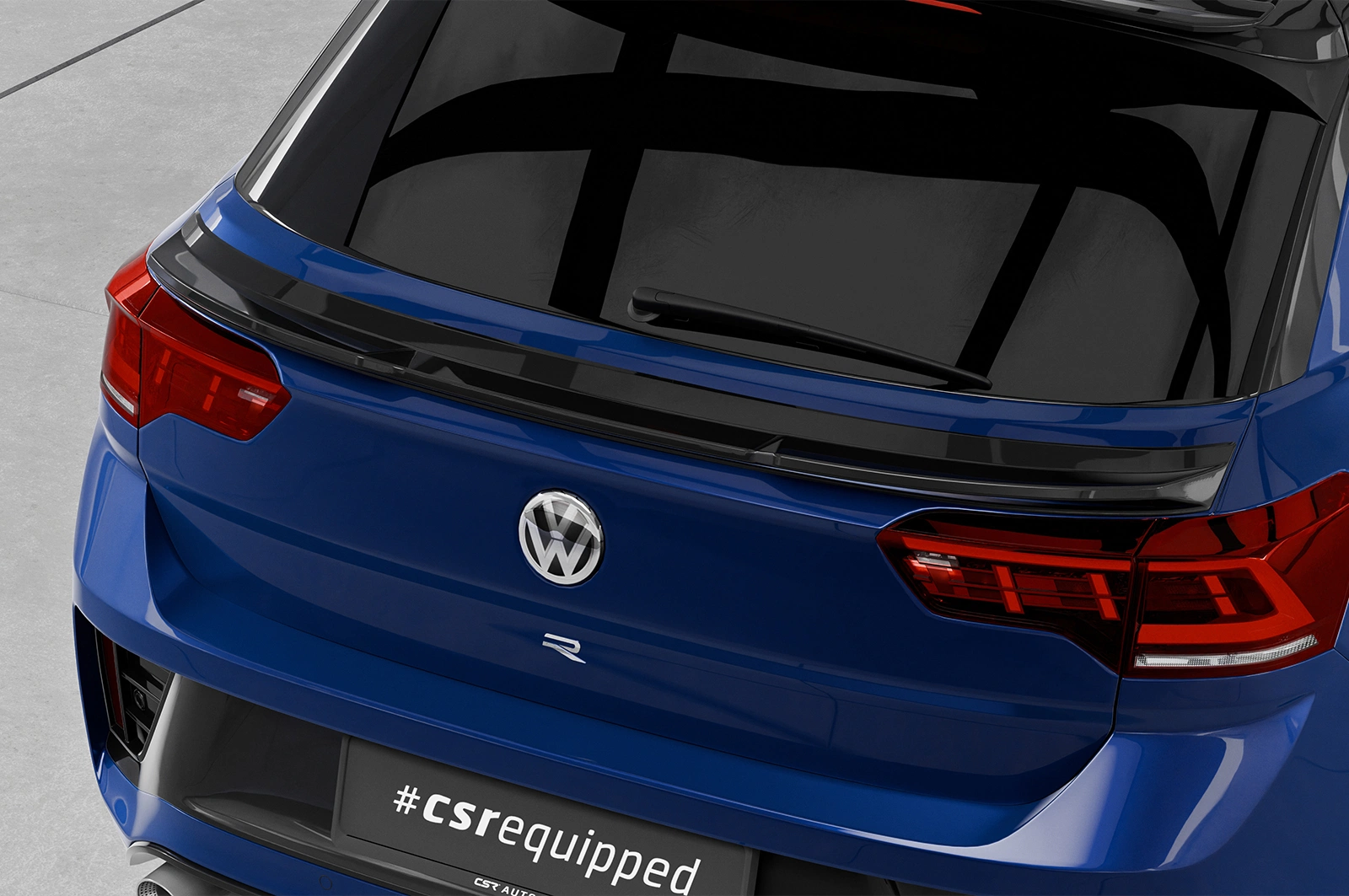 Achterspoiler VW T-Roc (Typ A1) glans zwart 2017–