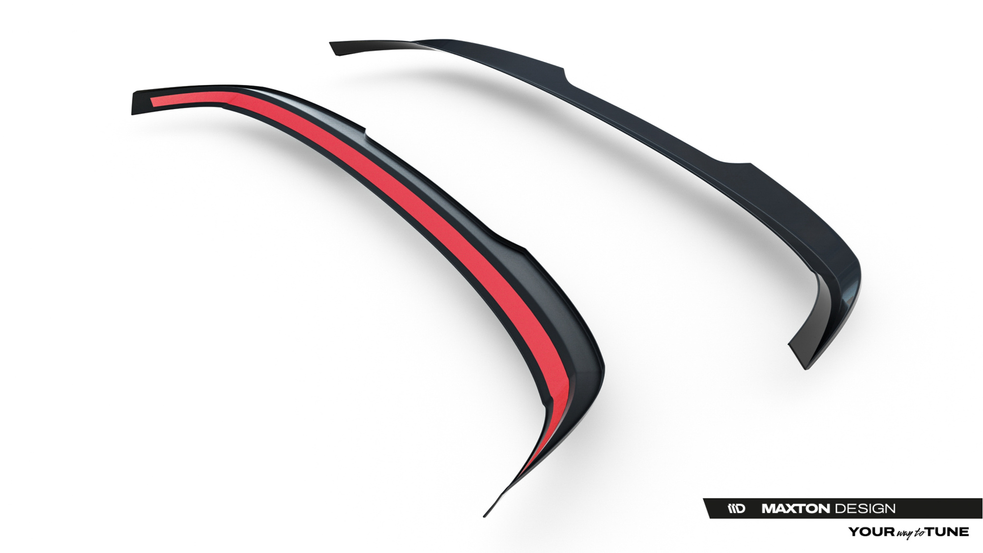 Spoiler V.2 Volkswagen Golf 8 Maxton Glans Zwart