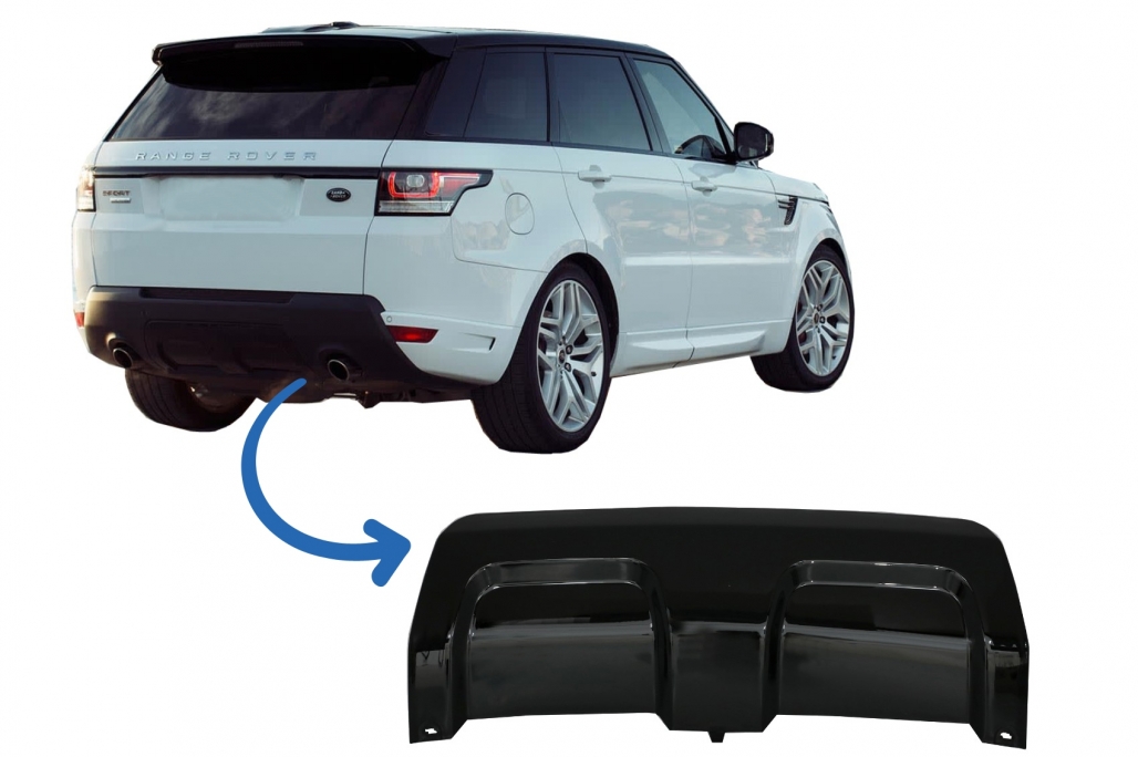Diffuser Land Rover Range Rover Sport L494 (2013-2017) Glans Zwart
