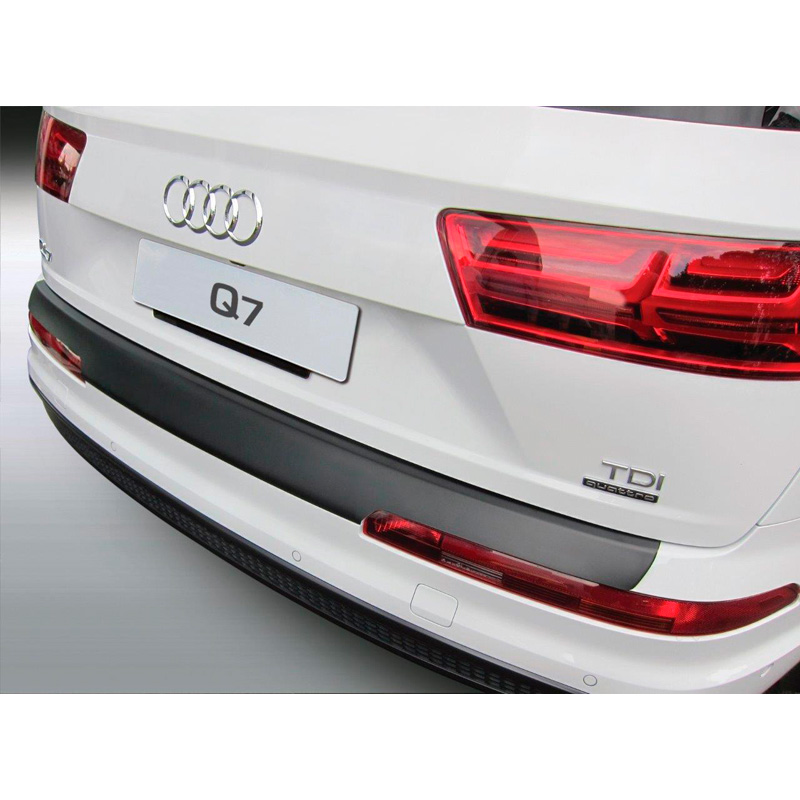 ABS Achterbumper beschermlijst  Audi Q7 & SQ7 6/2015- Zwart