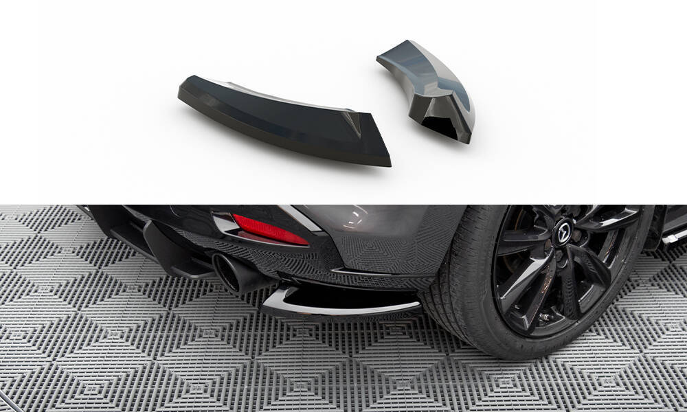 Zijdiffuser Mazda 3 Mk4 Maxton Glans Zwart