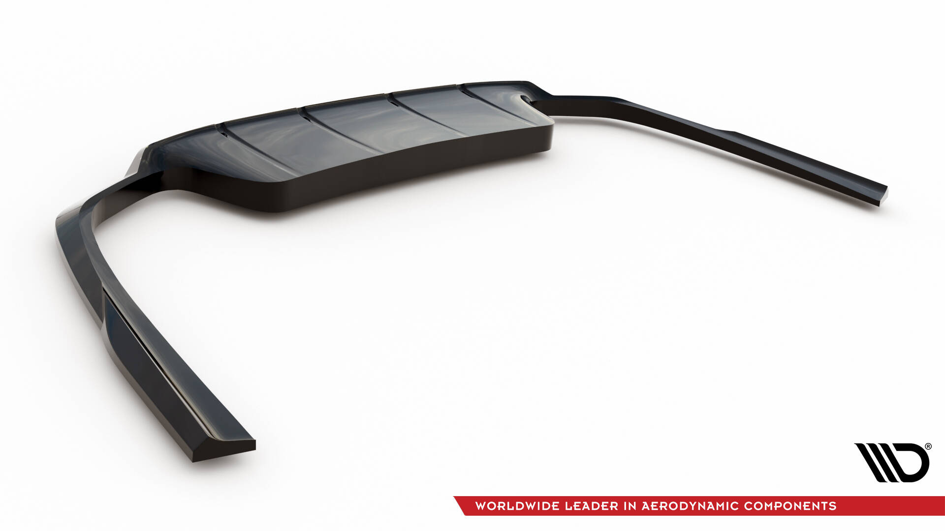Achter Diffuser Mercedes-Benz CLE AMG-Line C236 Maxton Glanzend zwart