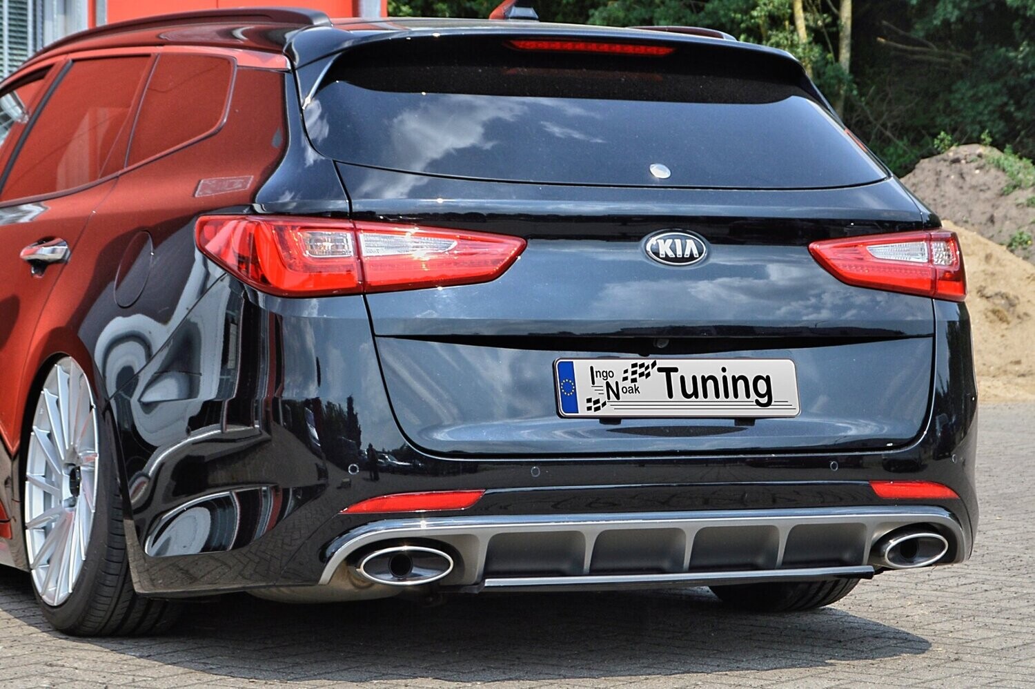 Achterschort middendeel Kia Optima JF Sportswagon ABS