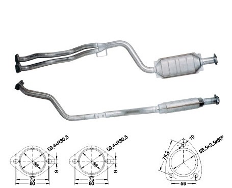 Mercedes C220 2199 cc 110 Kw / 150 cv W202 Magnaflow CAT Bouwjaa