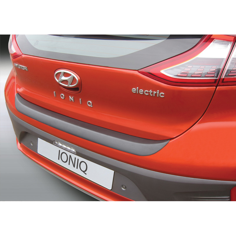 ABS Achterbumper beschermlijst  Hyundai Ioniq Hybrid 10/2016- Zwart
