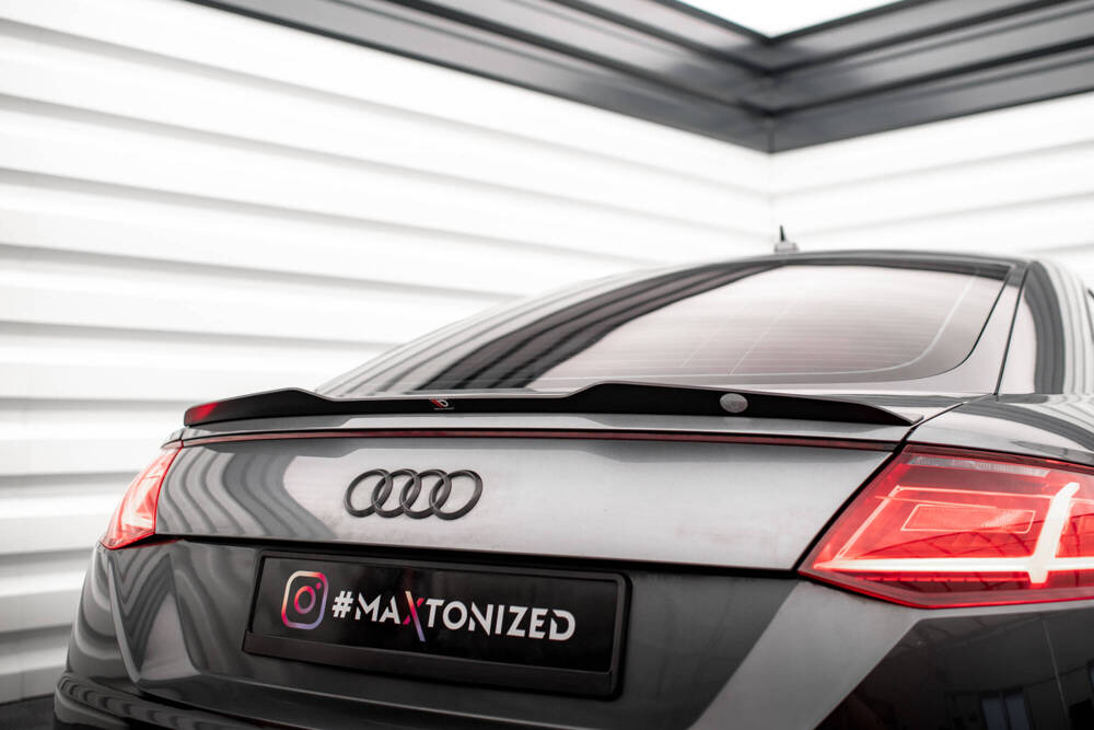 Spoiler Audi TT S-Line / TTS 8S Maxton Glans Zwart