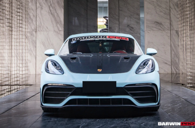 Porsche 718 Cayman/Boxster BKSS Style Deels Carbon Fiber Body Kit 2017-2020