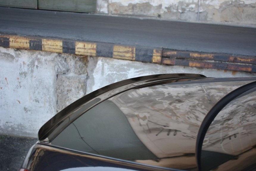 Spoiler uitbreiding Mercedes S-Klasse W222 AMG-Line Maxton Design glans zwart