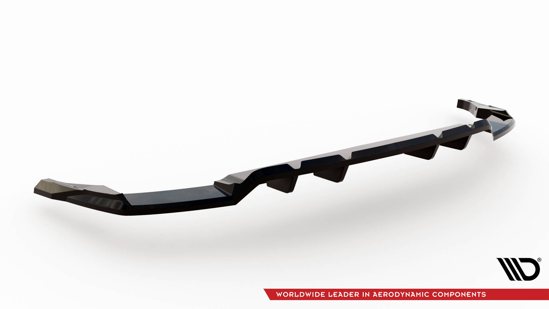 Achter Diffuser V.2 Audi SQ8 / Q8 S-Line MK1 Facelift Maxton Glanzend zwart