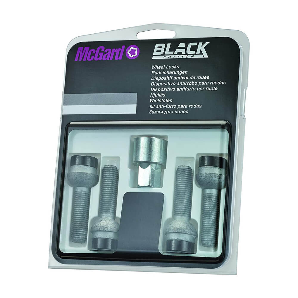 McGard Slotbouten zwart 12x1.5 39,9mm/17m