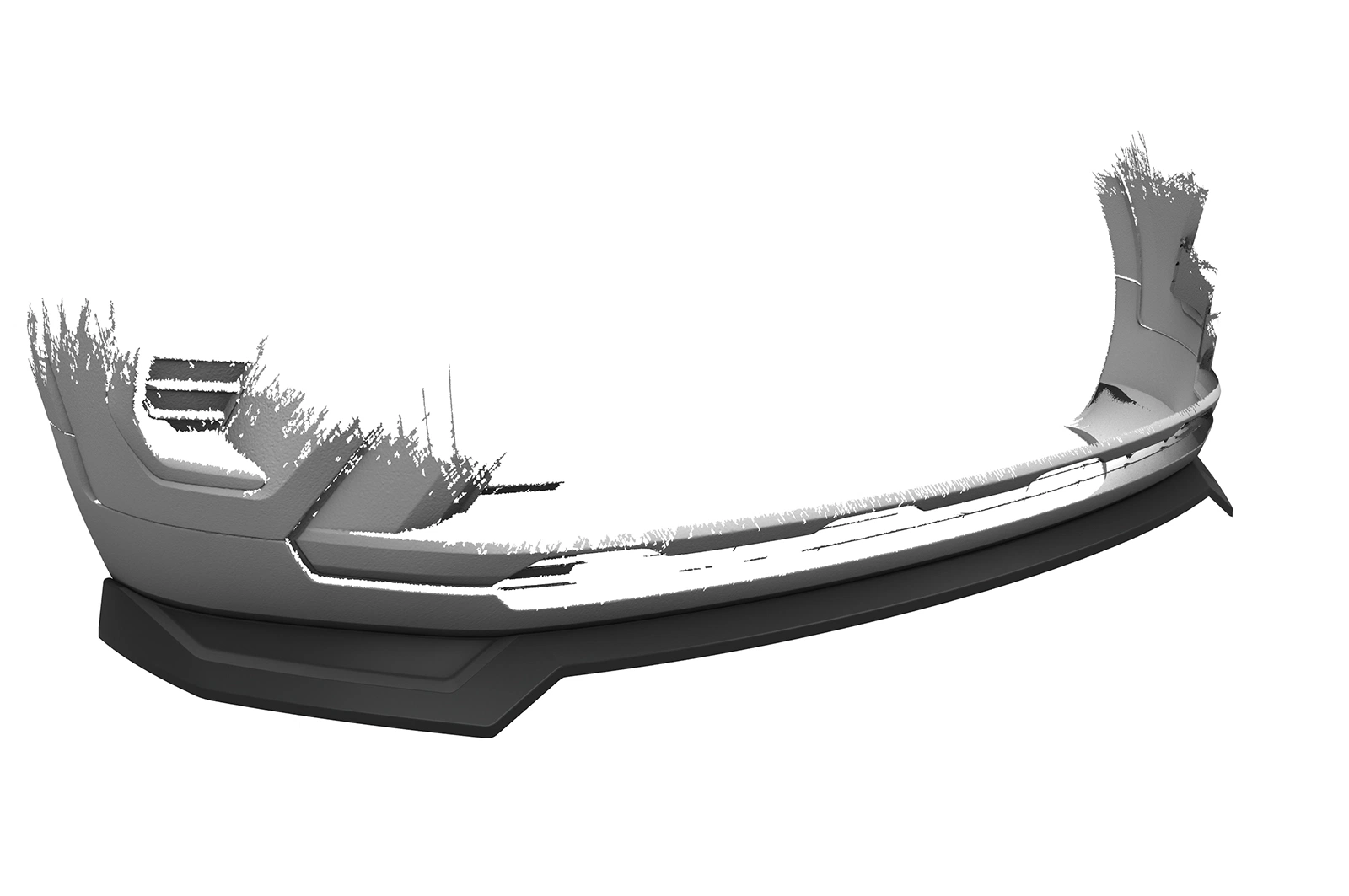 Voorspoiler Opel Crossland Glans Zwart (2020–) CSR