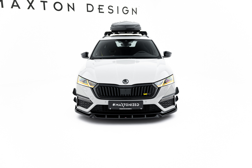 Voorspoiler V.5 Skoda Octavia RS MK4 Maxton