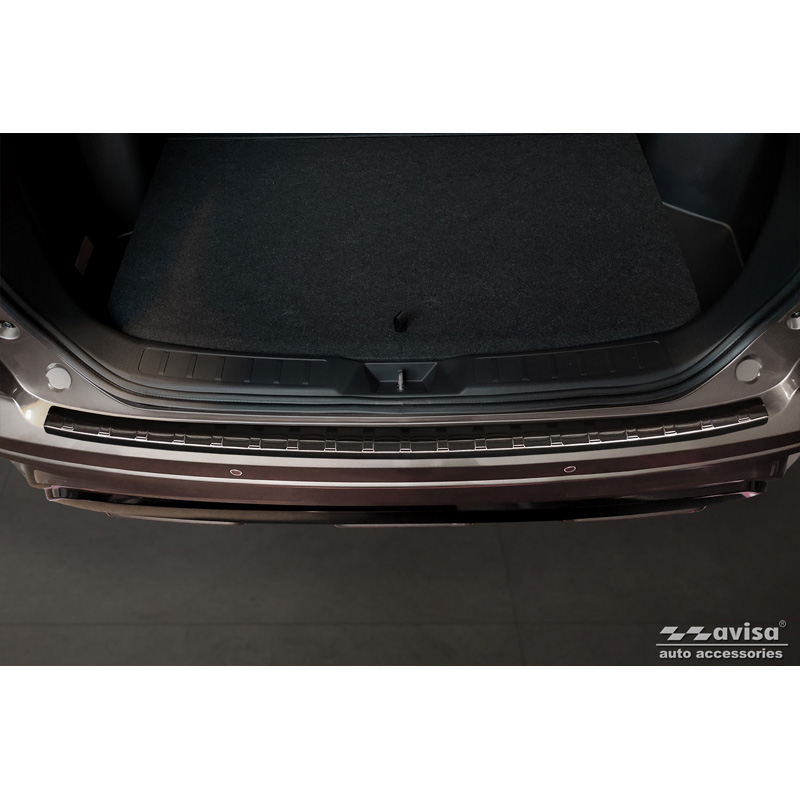 Zwart RVS Achterbumperprotector  Mitsubishi Eclipse Cross PHEV Facelift 2021-