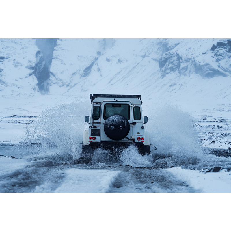 Glohh GL-2x Dynamic LED Achterlichten  Landrover 90/110 1983-1990 & Defender (LD) 1990-2016 - Zwart (6-delig)