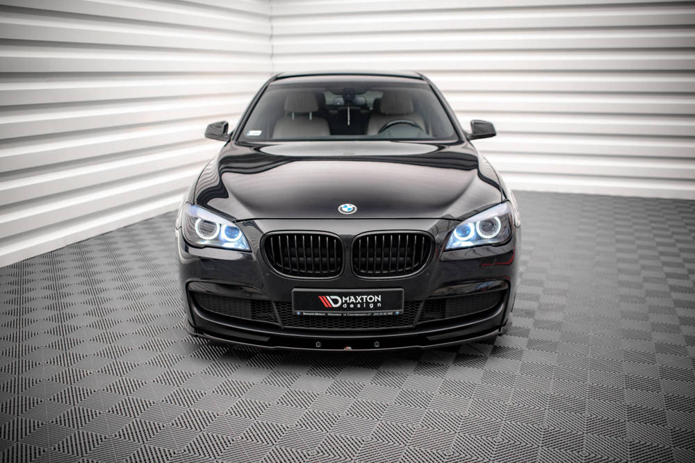Voorspoiler V.1 BMW 7 Serie M-Pakket F01 Maxton Glans Zwart