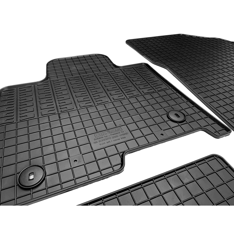 Rubber matten  Kia Sorento IV (MQ4) Hybrid 2020- (4-delig + montagesysteem)
