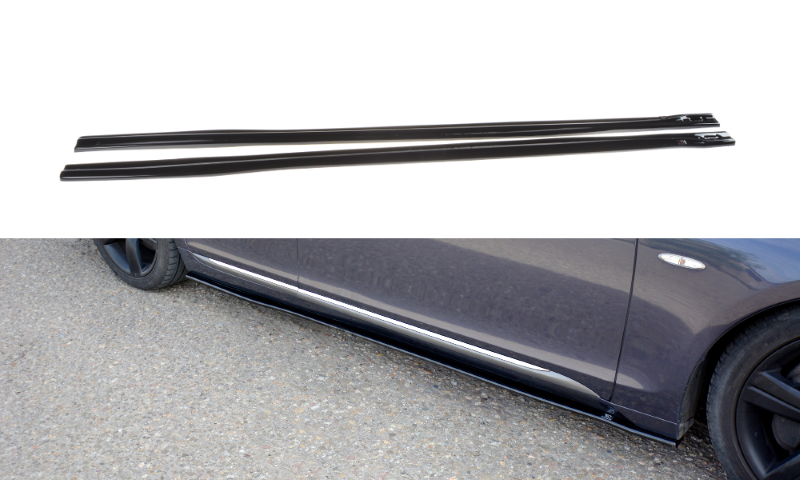 Zijskirts Diffusers Lexus GS MK.3 Glanzend Zwart