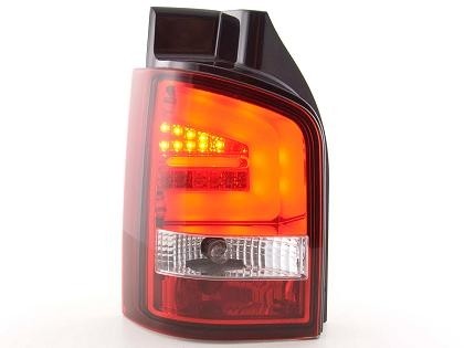 Taillights VW T5 Lightbar Led Bj. 03-10 red/clear