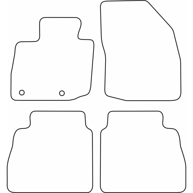 Automatten Velours  Honda Civic 3/5 deurs 2005-2012