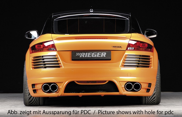 Achterbumper Audi TT 09.06- Rieger