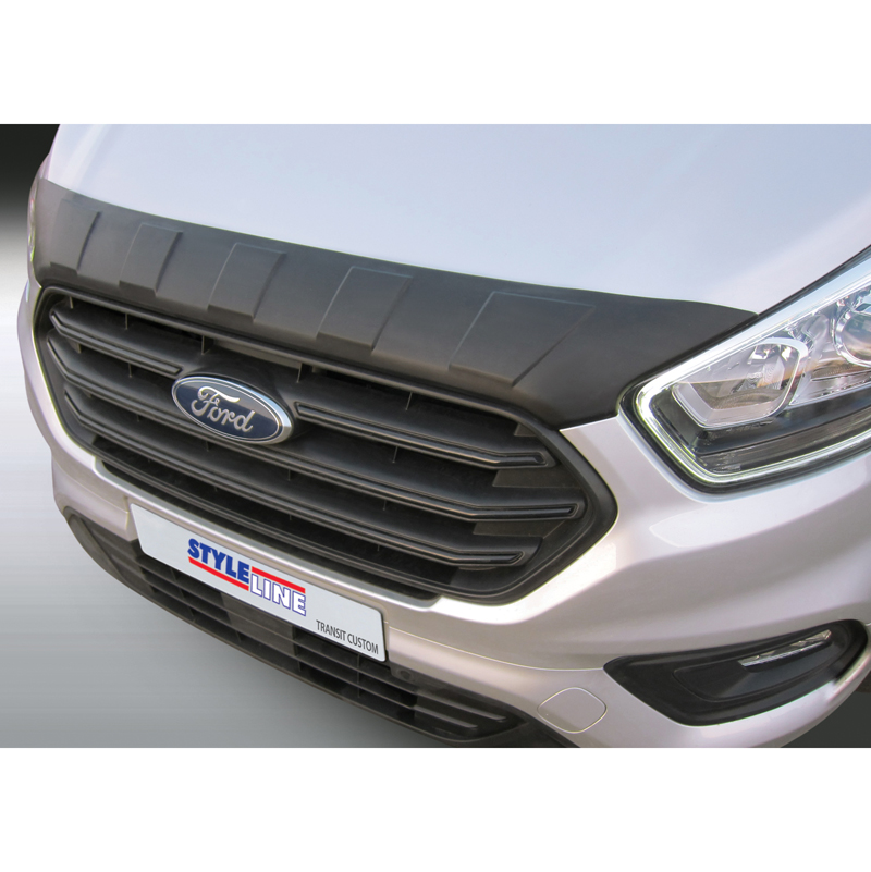 RGM Motorkap cover/beschermer  Ford Transit Custom / Tourneo Custom (V362) 2018-2023 Zwart