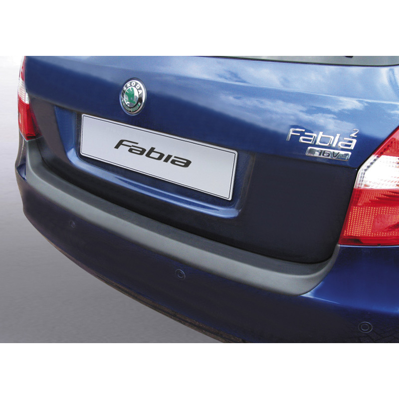 ABS Achterbumper beschermlijst  Skoda Fabia II Kombi 2007-2010 Zwart