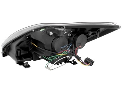 Headlights ford Focus 08-11 Devil Eyes dayline black