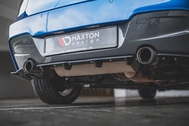 Race diffuser BMW 1-Serie M135I F20 Maxton Design zwart